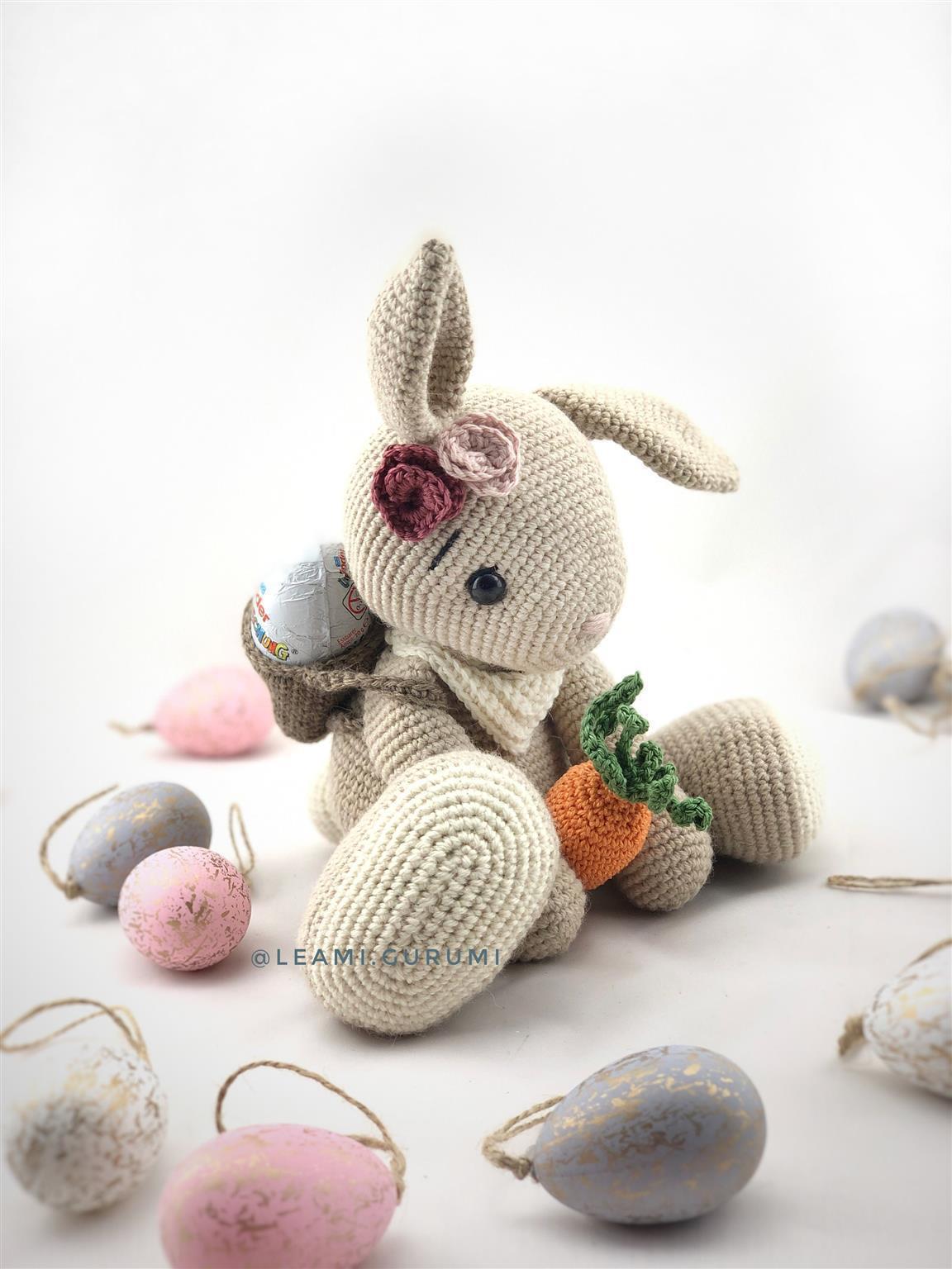 PDF ENGLISH Crochet Pattern Bunny Lou Big by leami Amigurumi