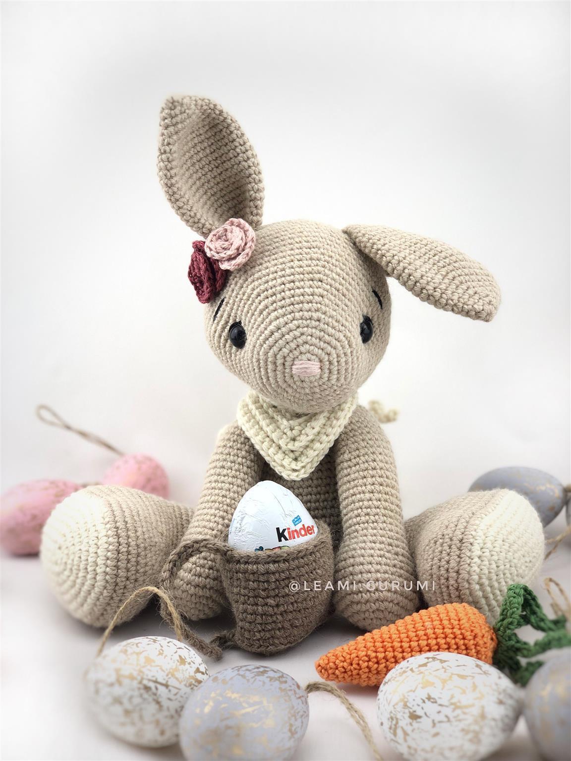 PDF ENGLISH Crochet Pattern Bunny Lou Big by leami Amigurumi