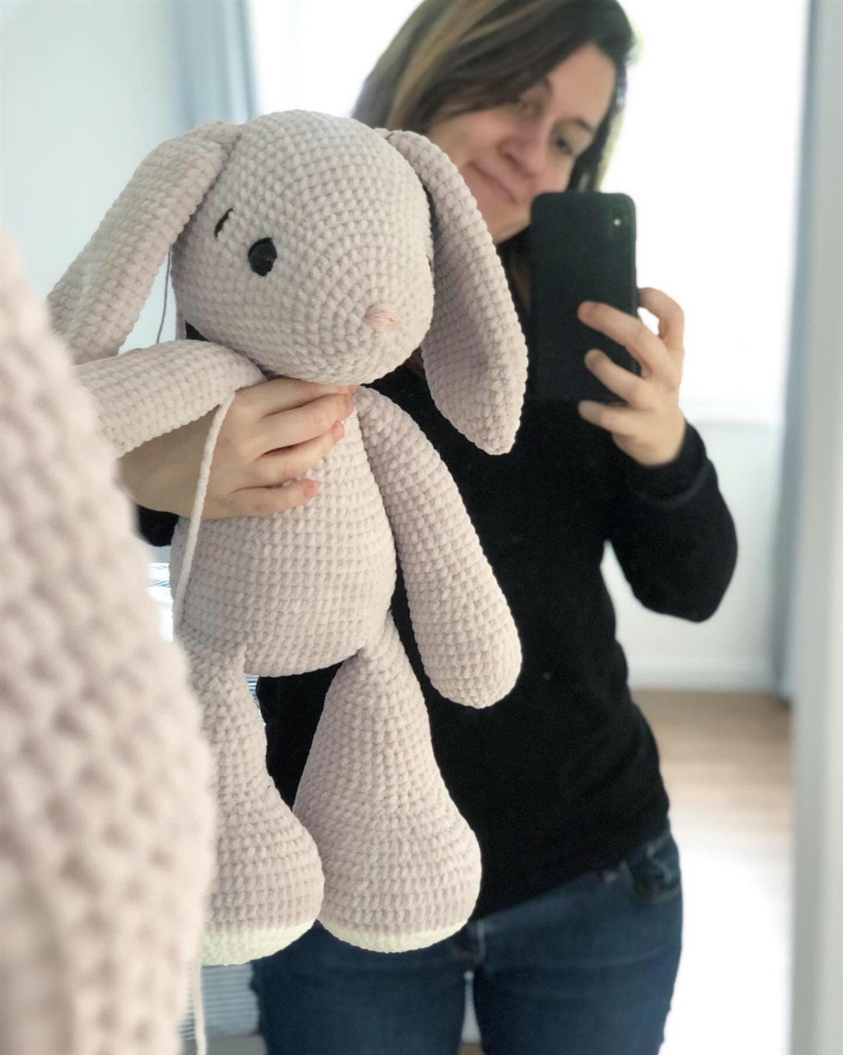 PDF ENGLISH Crochet Pattern Bunny Lou Big by leami Amigurumi