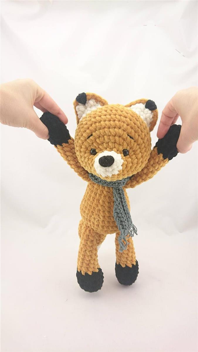 PDF Crochet Pattern Foxi Fox in ENGLISH by leami