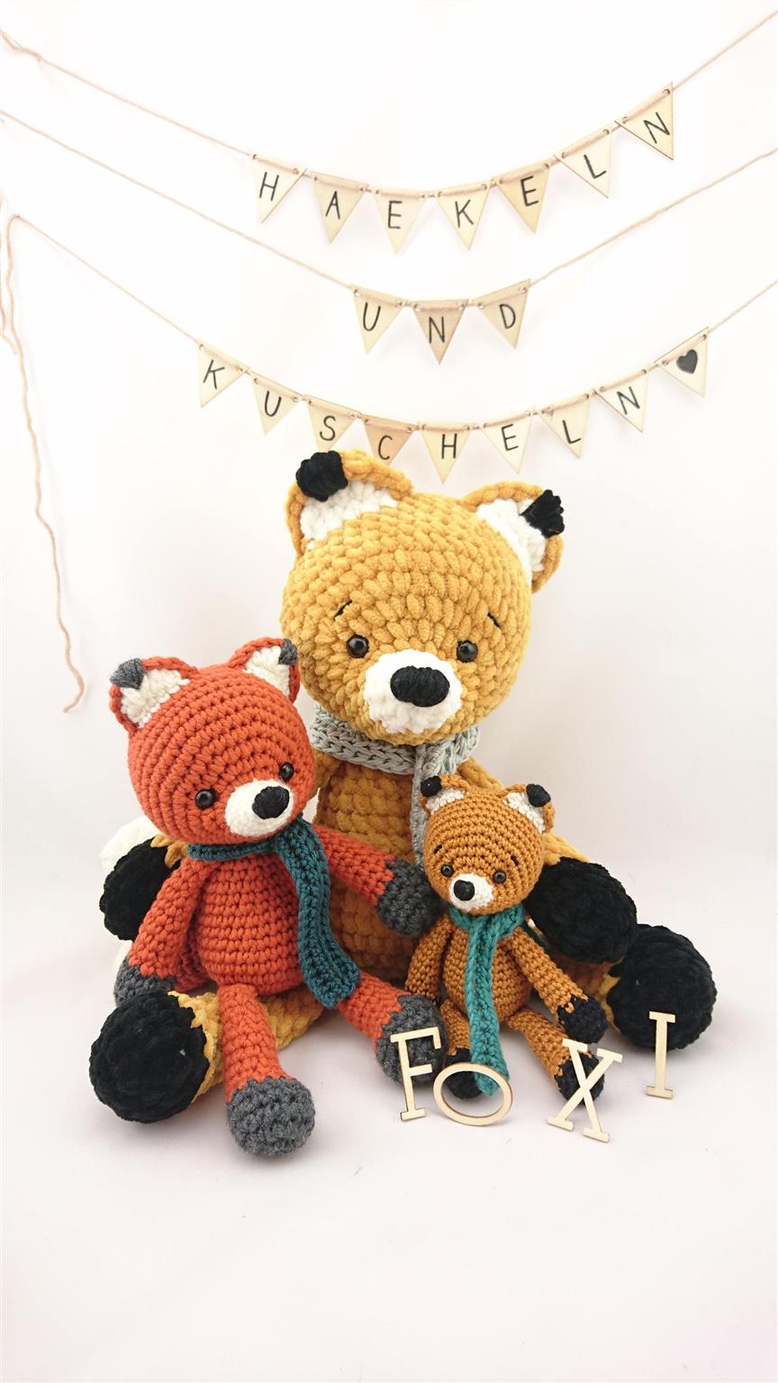 PDF Crochet Pattern Foxi Fox in ENGLISH by leami