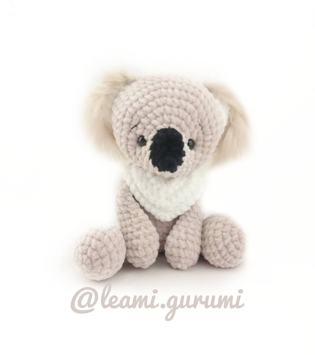 PDF ENGLISH Crochet Pattern Koko Koala Amigurumi - 2 Versions! leami