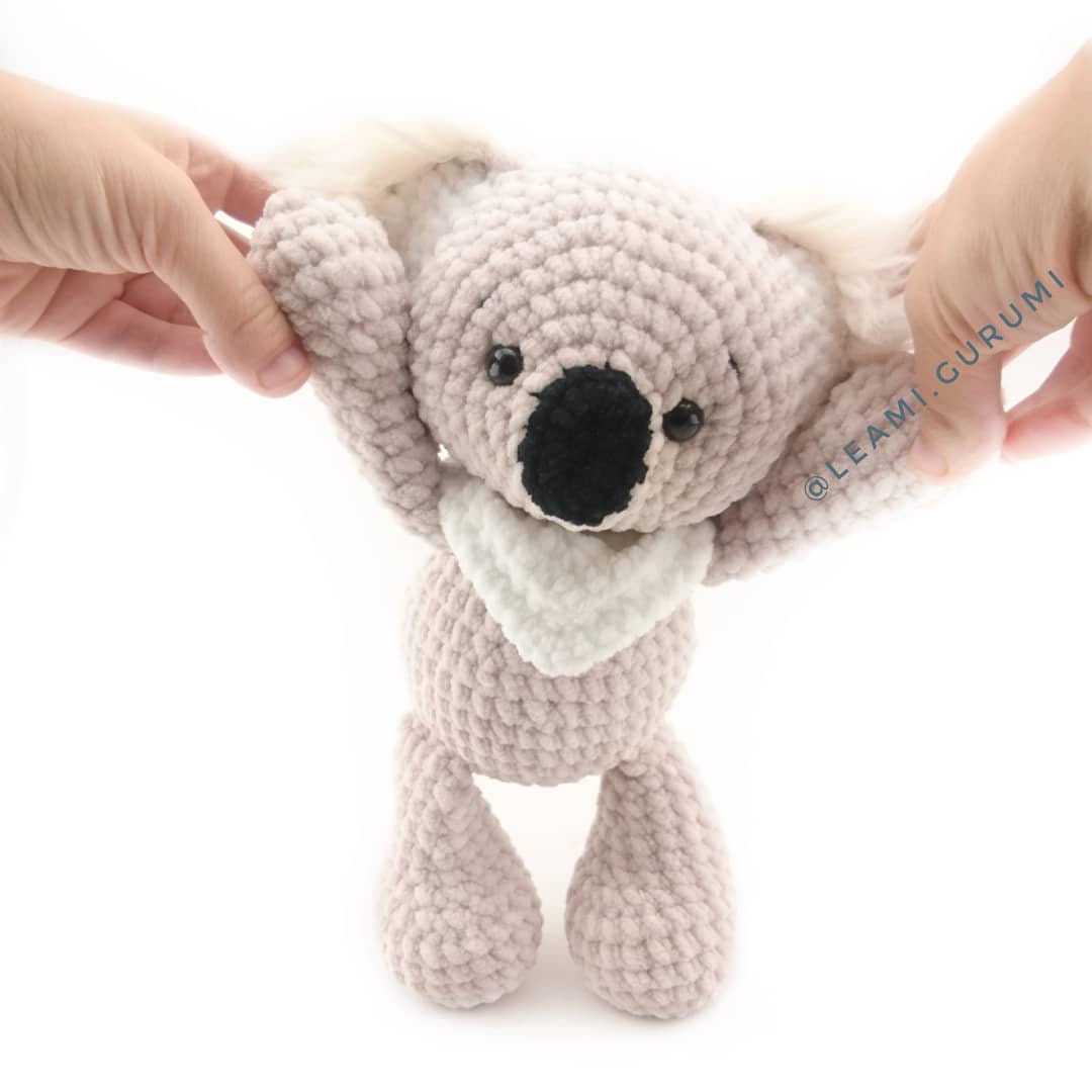 PDF ENGLISH Crochet Pattern Koko Koala Amigurumi - 2 Versions! leami