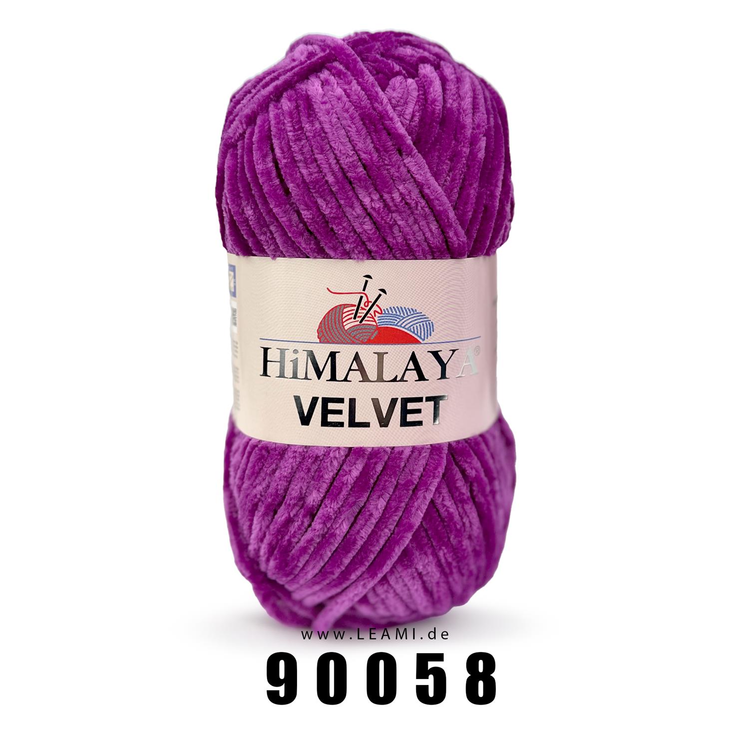 Himalaya VELVET (100g/120m) 90058 lila