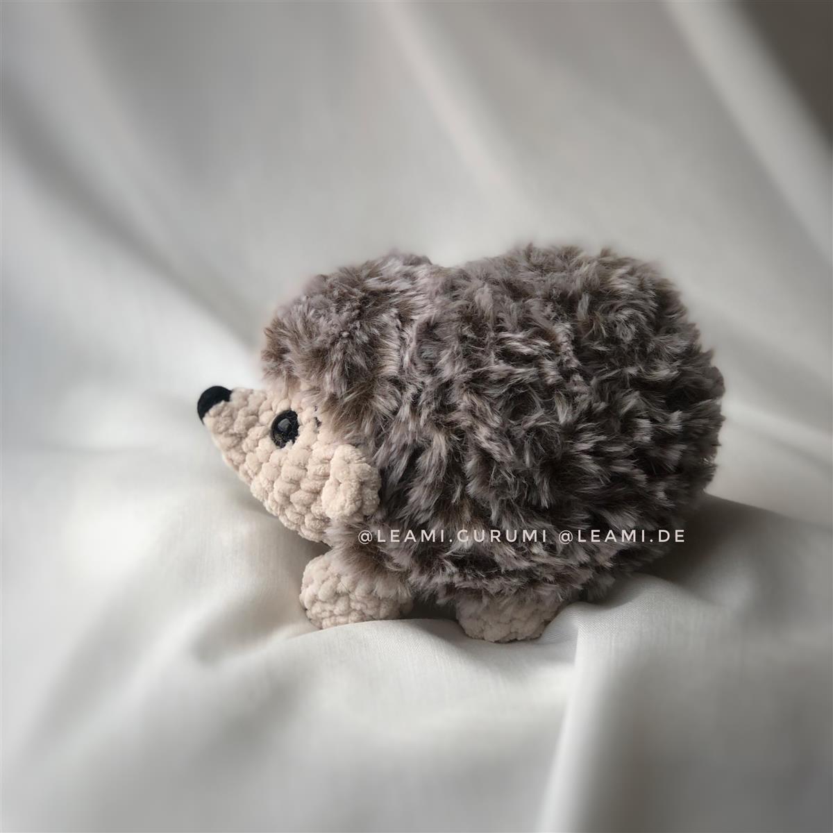 PDF ENGLISCH Crochet Pattern Hedgehog Fluffy by leami