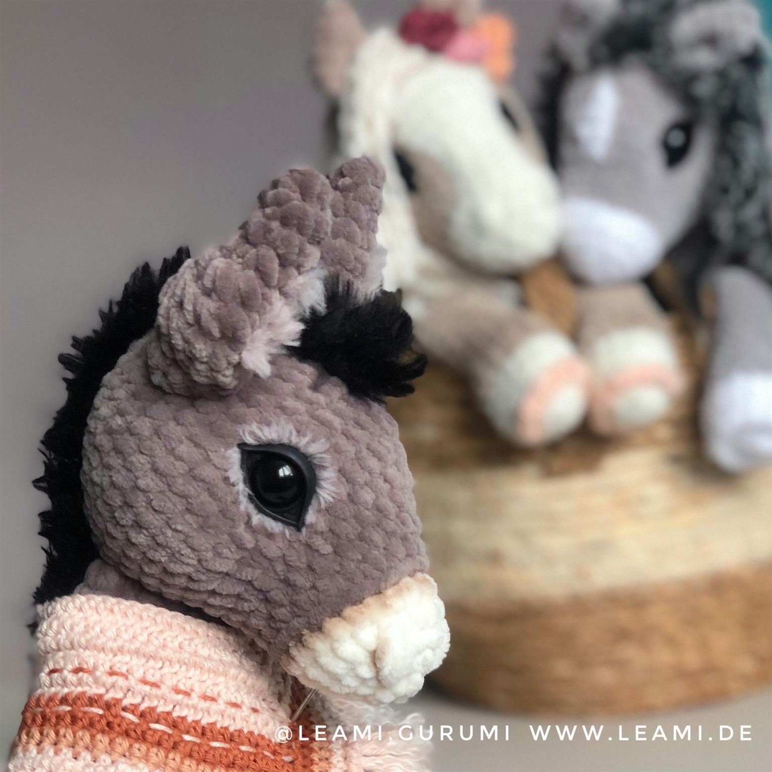 PDF ENGLISH Crochet Pattern Donkey Diddy by leami