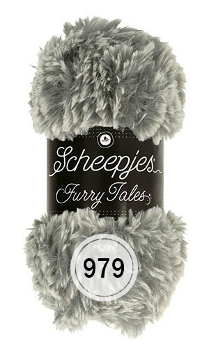 Scheepjes Furry Tales 979 hellgrauweiß