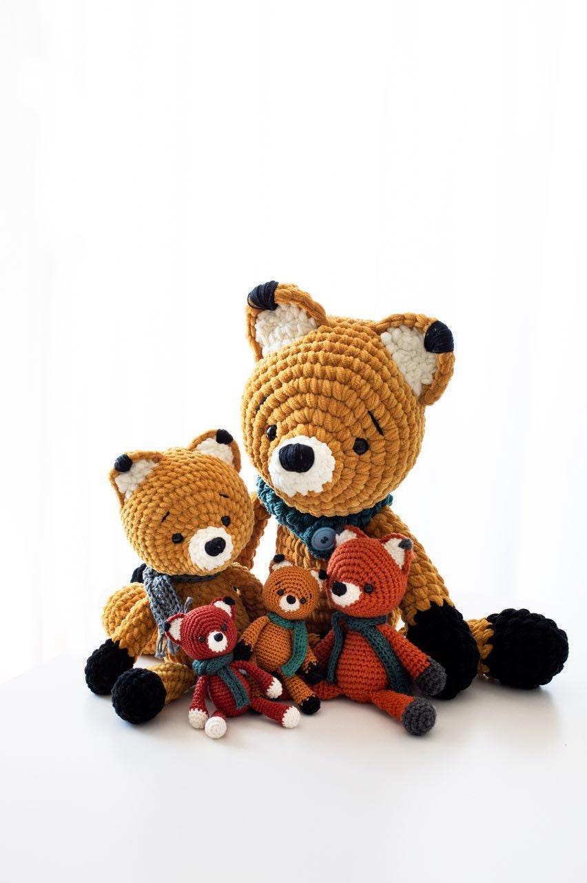 PDF Crochet Pattern Foxi Fox in ENGLISH by leami