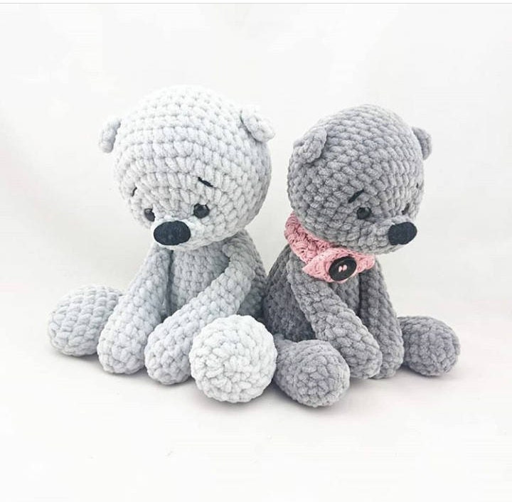 PDF ENGLISH Crochet Pattern Micha Teddy