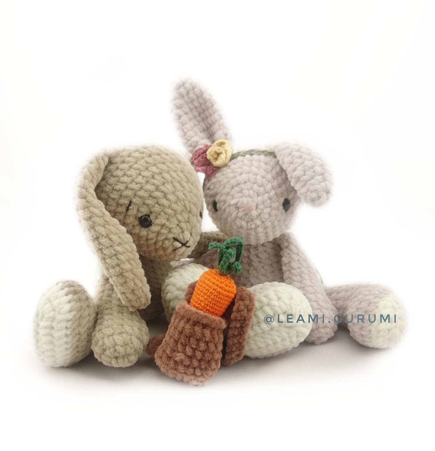 PDF ENGLISH Crochet Pattern Bunny Lou leami