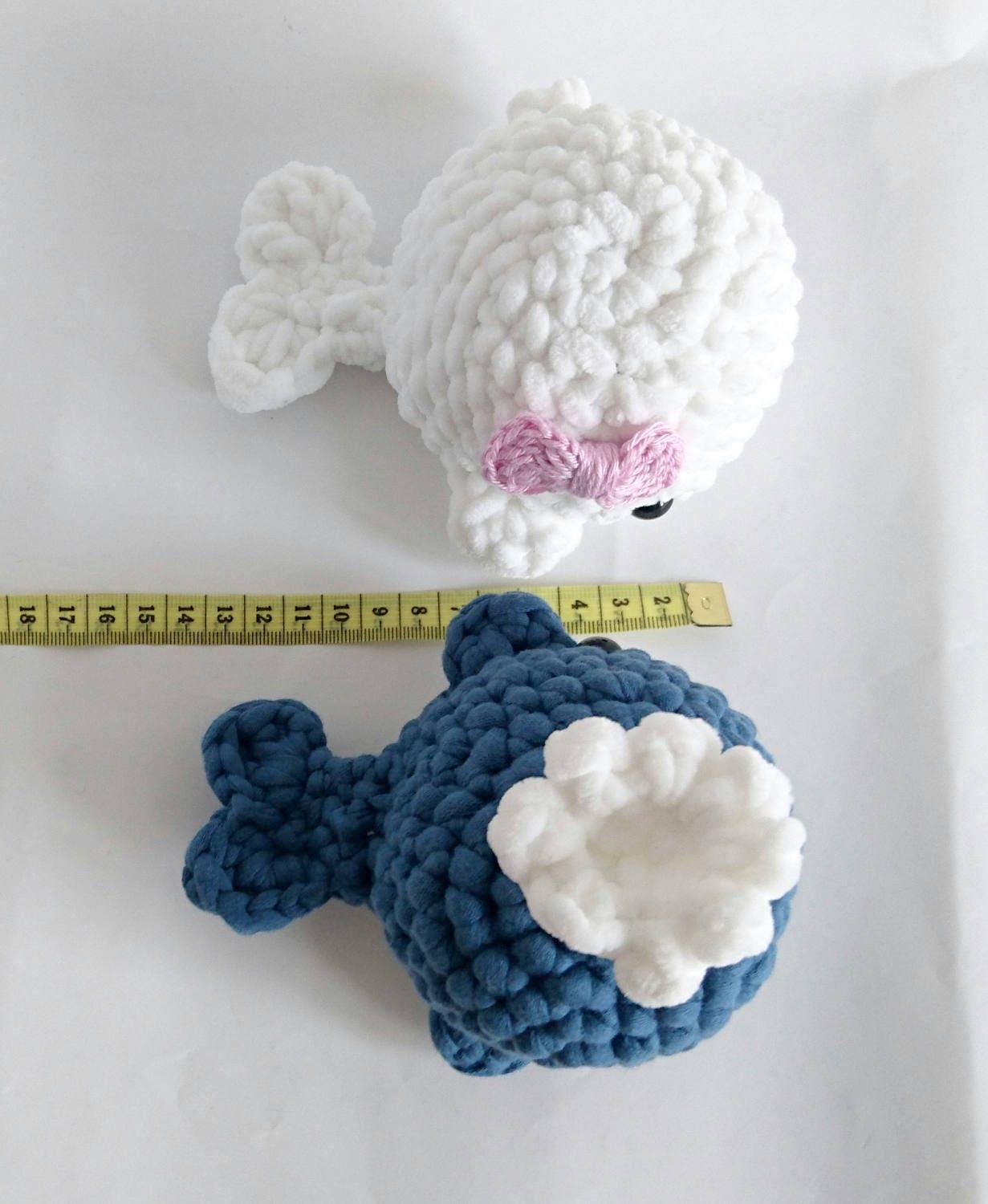 PDF ENGLISH, crochet pattern, Willy Whale by leami