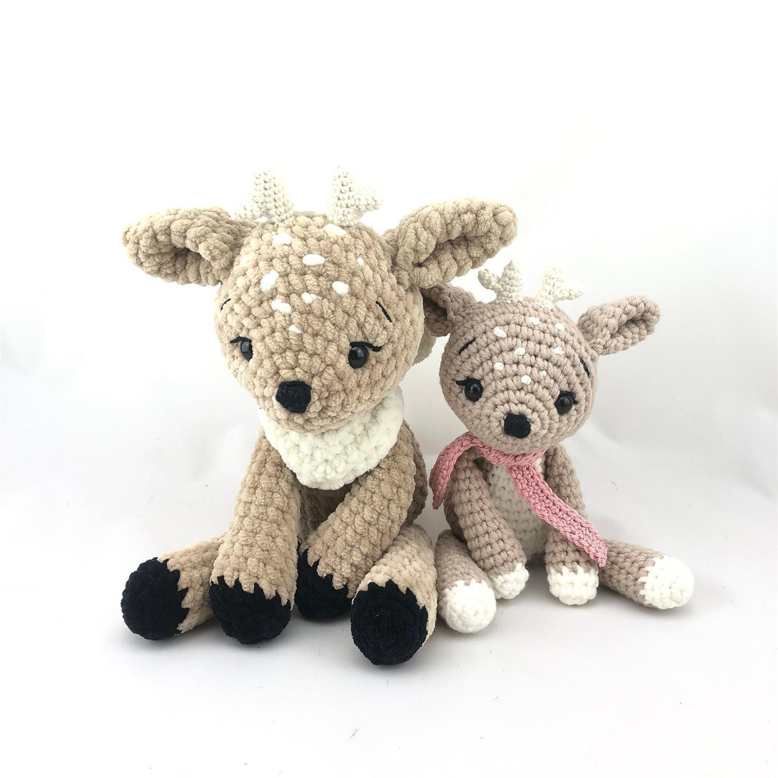 PDF ENGLISH Crochet Pattern Deer Rita 2 Versions leami