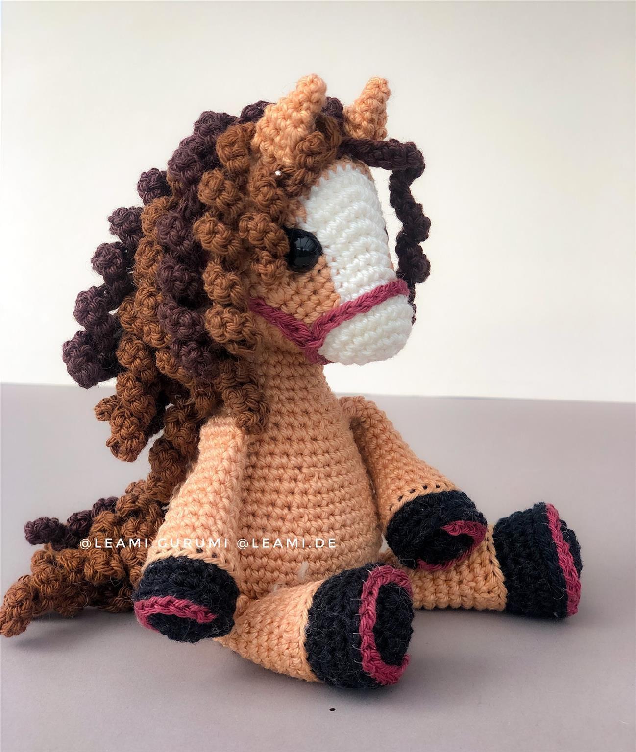 PDF ENGLISH Crochet Pattern Pony Sky by leami