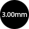 3,00 mm