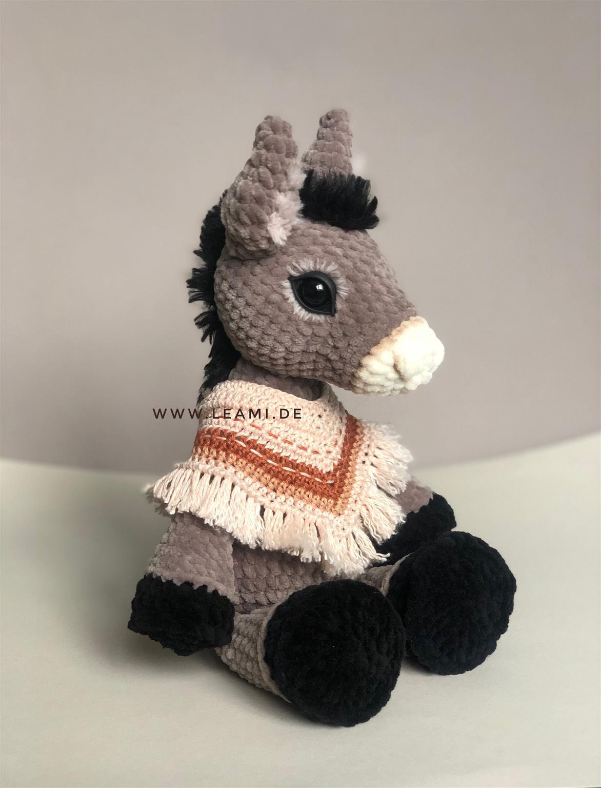 PDF ENGLISH Crochet Pattern Donkey Diddy by leami