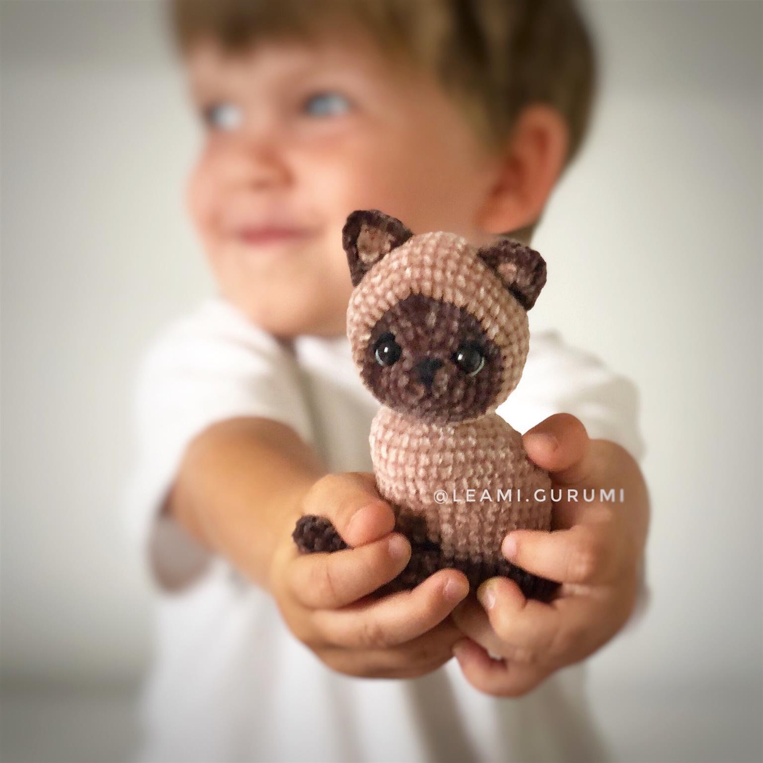 2 x PDF ENGLISH crochet pattern, Cats, Kitty, Smokey and Milka by leami